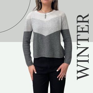 Design HISTORY Color Block Sweater